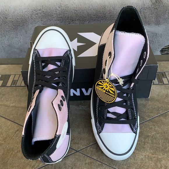 CONVERSE CTAS HI BLACK/MAGNET BLACK/WHITE MENS - Picture 10 of 16